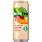 Fuze Tea Peach Hibiscus Blik Tray 24x33cl