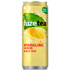 Fuze Tea Sparkling Lemon Black Tea Blik Tray 24x33cl