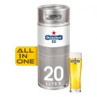 Heineken 0.0 % David all-in one fust 20 liter