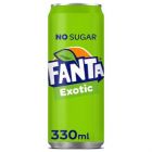 Fanta Exotic NO SUGAR NL Blik 24x33cl