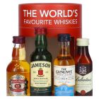 World's Favorite Whisky Giftbox 4x5cl